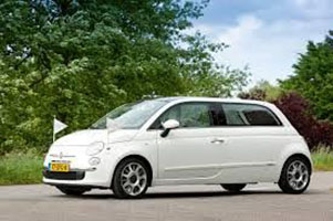 rouwvervoer, kind, baby, rouwauto, Fiat 500